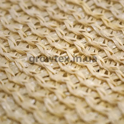 Сетка затенительная 85% 2 м х 50 м бежевая GROWTEX для забора, беседки, террасы, заднего двора, бассейна, газона