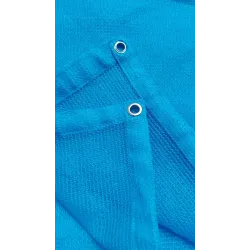 Затенительная сетка 85%*3 м*4 м с люверсами, голубая